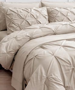 Juego de edredón completo LANE LINEN - Set de cama de 7