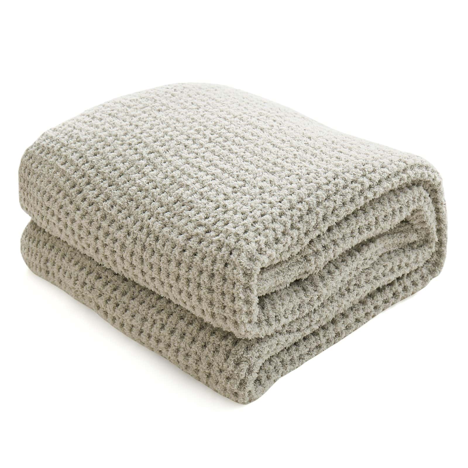 Manta de Tejido de Gofre de Microfibra YIRUIO Tejido de - Imagen 9