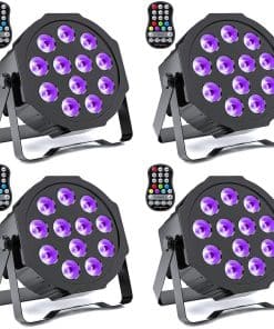 Luces Par Recargables Uplights RGBWA+UV 6-en-1 LED Batería