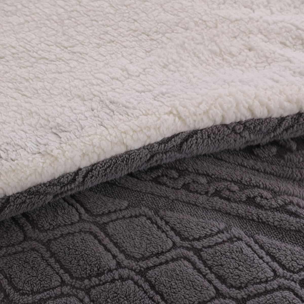 Juego de edredón gris XIONGBT cálido y grueso para cama - Imagen 9