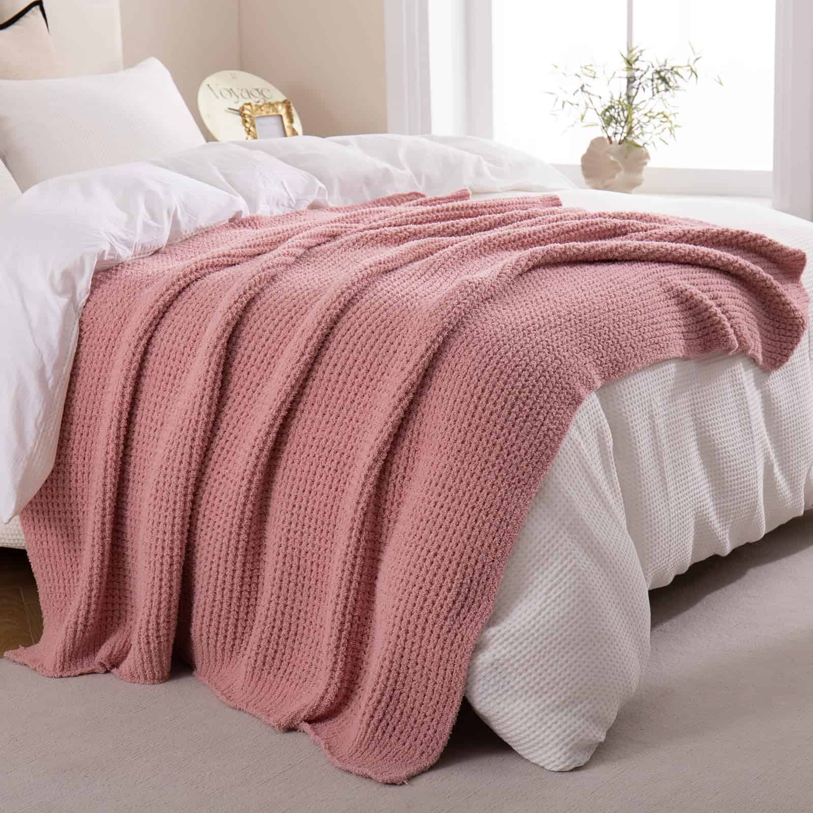 Manta de Tiro de Microfibra Tejido de Gofre YIRUIO Súper - Imagen 3