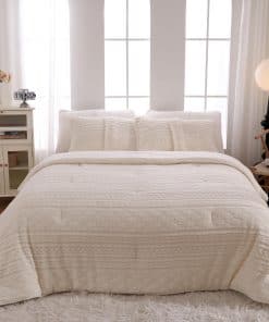 Edredón de Tamaño Gemelo XIONGBT Cálido - Suave Jacquard