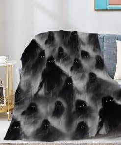 Manta JOCASA Horror Shadows Regalos de Franela Suave Ligera