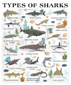 Cobija de Tiburones para Mujeres, Adolescentes, Hombres y