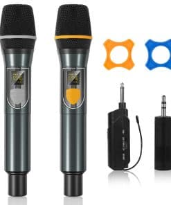 Micrófonos Inalámbricos, Micrófonos Profesionales UHF Dual