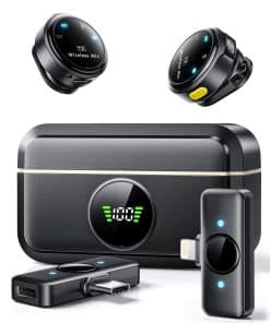 Micrófono Inalámbrico Lavalier Suphyee para iPhone/Android,