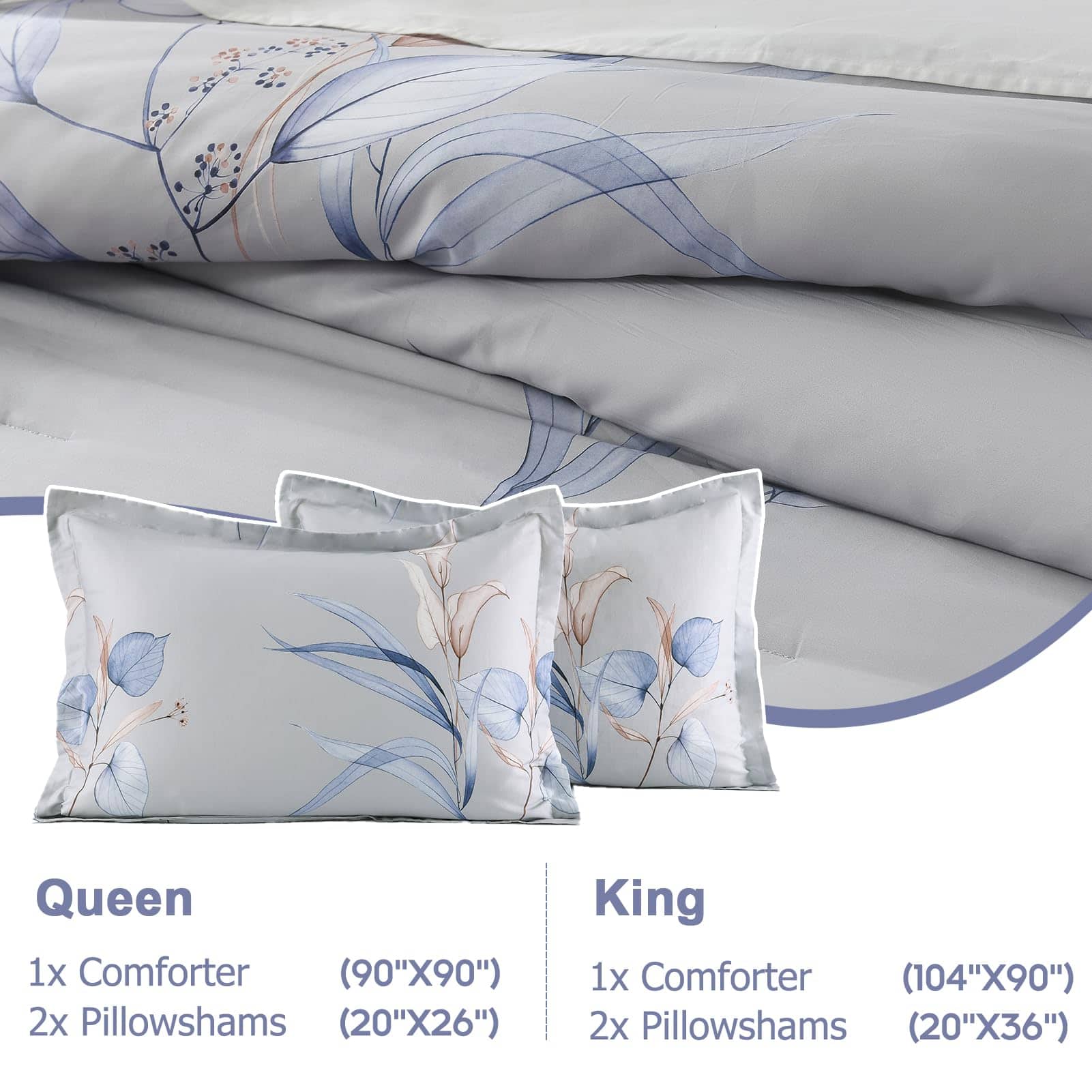 Juego de Edredón de Algodón Queen Finlonte - Edredón Queen - Imagen 7