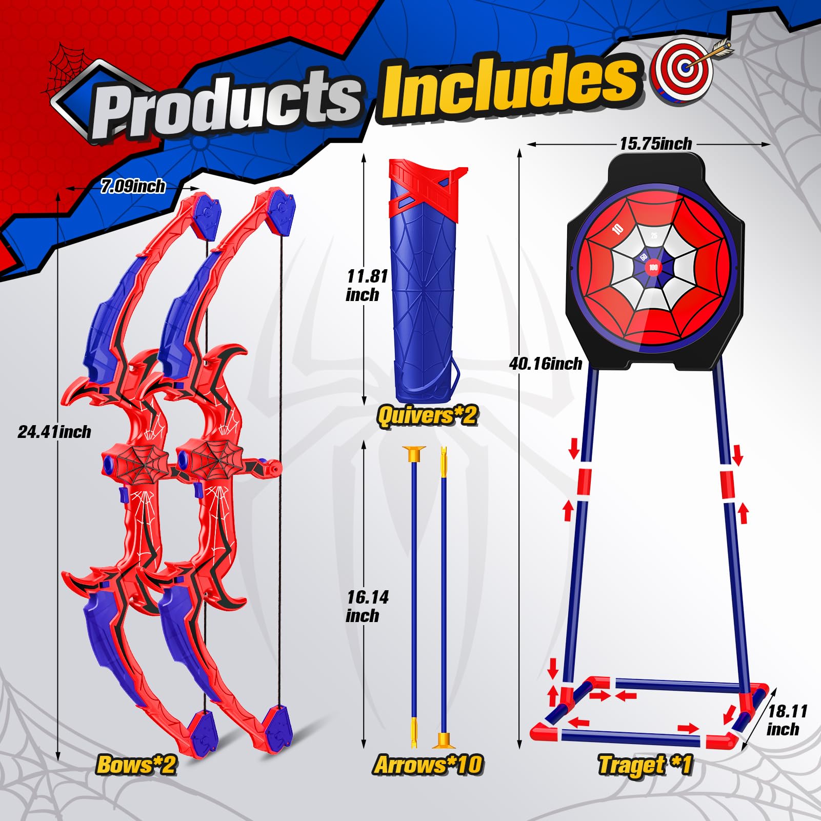 Arco y Flecha Aetyni para Niños de 4 a 12 Años, Juguetes de - Imagen 7