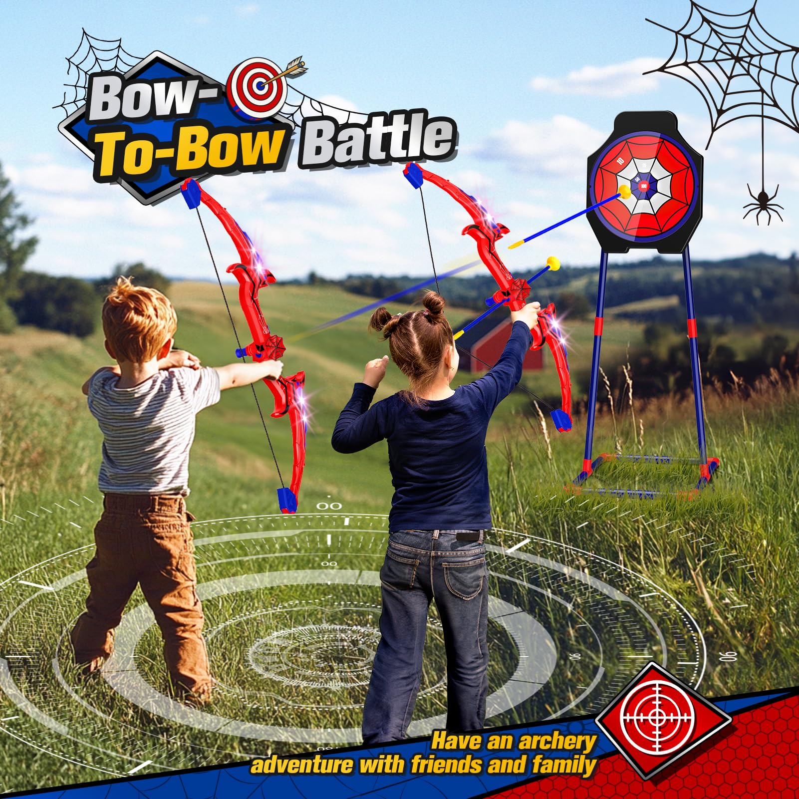 Arco y Flecha Aetyni para Niños de 4 a 12 Años, Juguetes de - Imagen 5