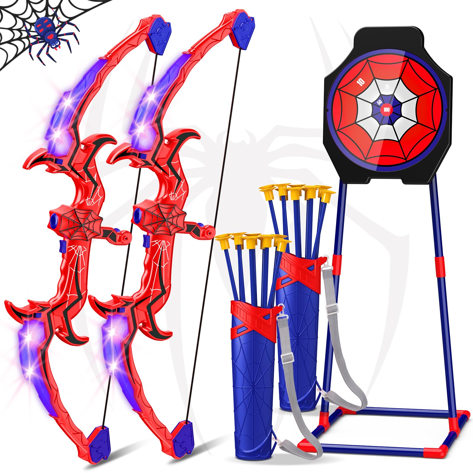 Arco y Flecha Aetyni para Niños de 4 a 12 Años, Juguetes de