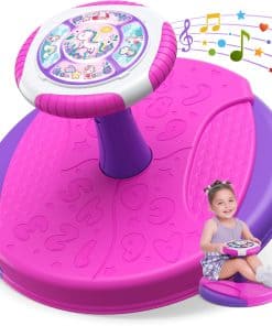 Juguete Unicornio Giratorio para Niñas de 1-3 3-5, Asiento