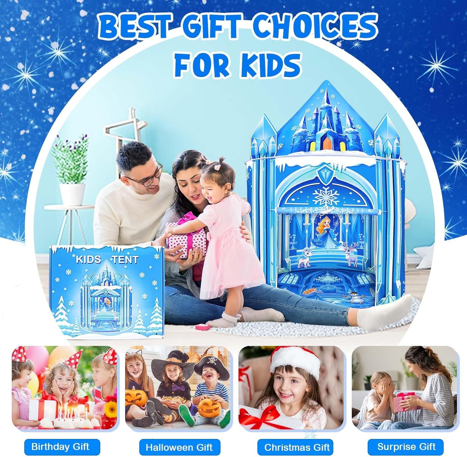 Tienda de Juguetes para Niñas Mnagant Princesa Congelada, - Imagen 7