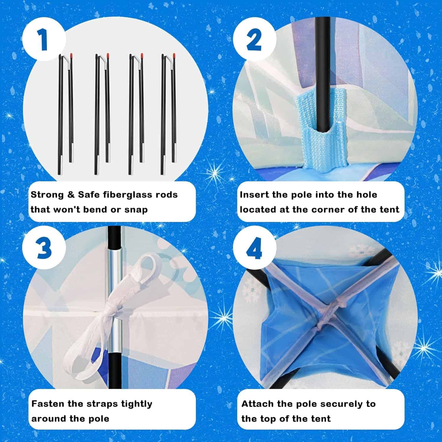 Tienda de Juguetes para Niñas Mnagant Princesa Congelada, - Imagen 6