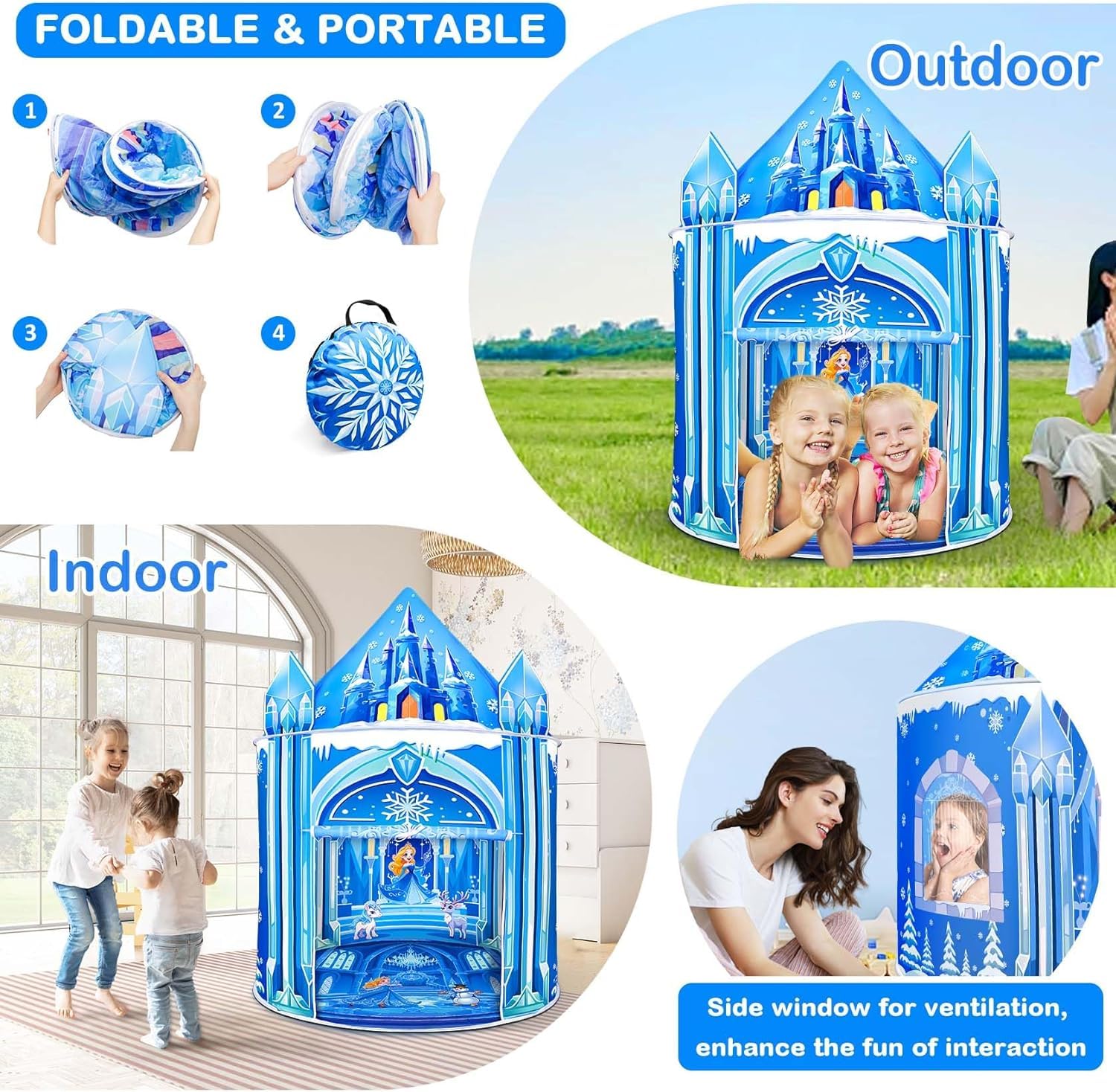 Tienda de Juguetes para Niñas Mnagant Princesa Congelada, - Imagen 4