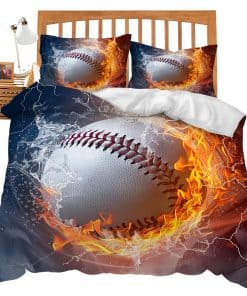 Juego de Ropa de Cama Temática de Béisbol - Funda Nórdica