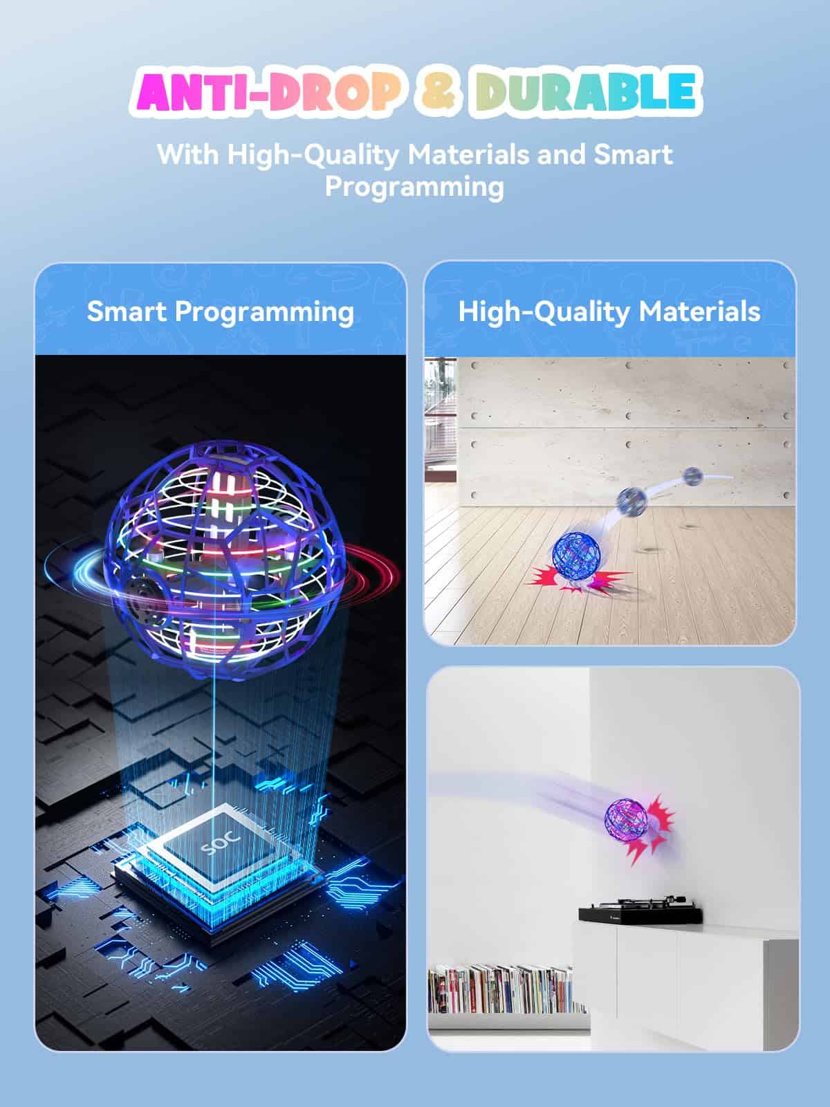 UranHub Flying Orb Ball Toy, Bola Galaxy Boomerang 2024 - Imagen 6