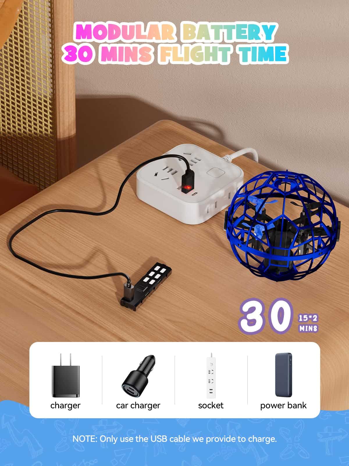 UranHub Flying Orb Ball Toy, Bola Galaxy Boomerang 2024 - Imagen 4