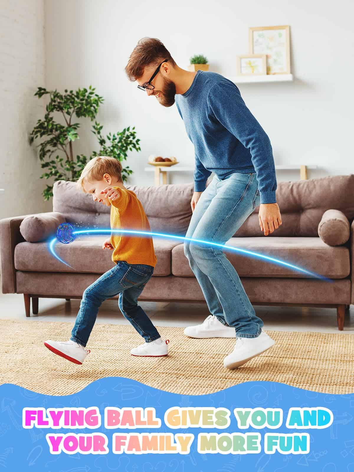 UranHub Flying Orb Ball Toy, Bola Galaxy Boomerang 2024 - Imagen 8