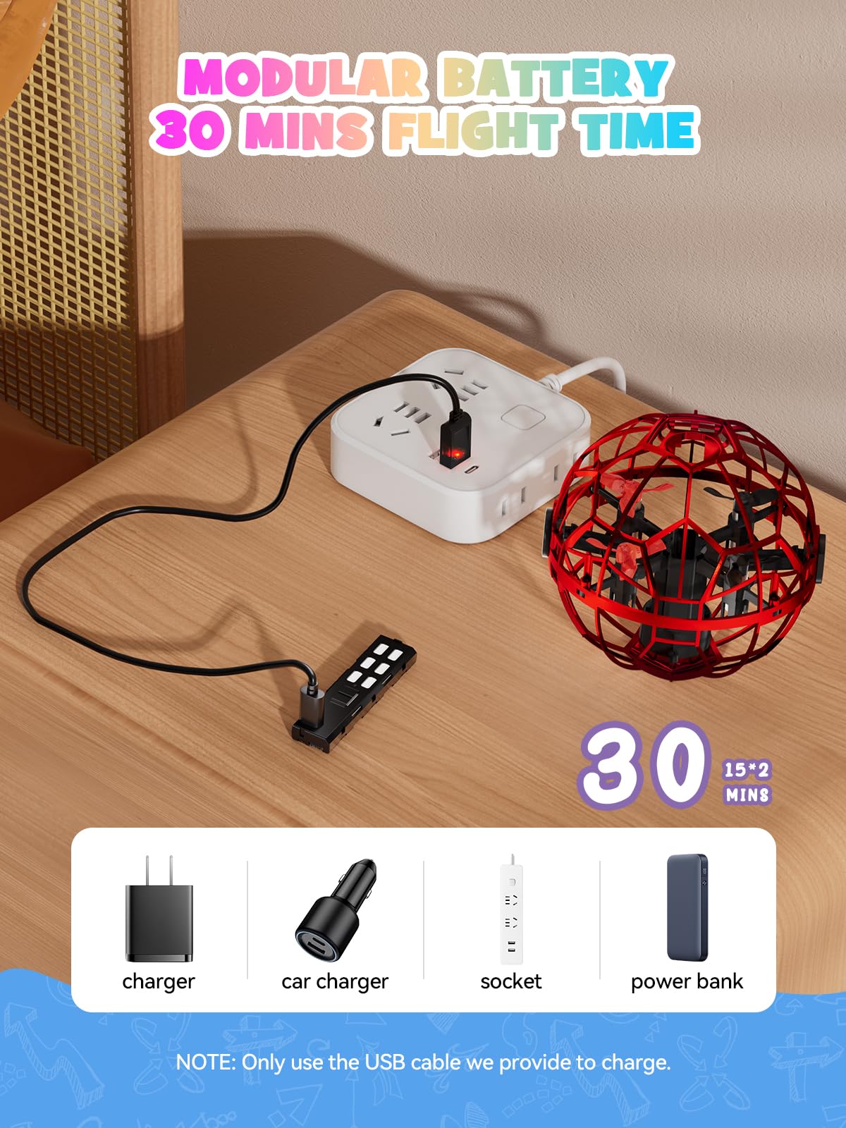 UranHub Pelota voladora Boomerang Galaxy Ball 2024 mejorada - Imagen 4