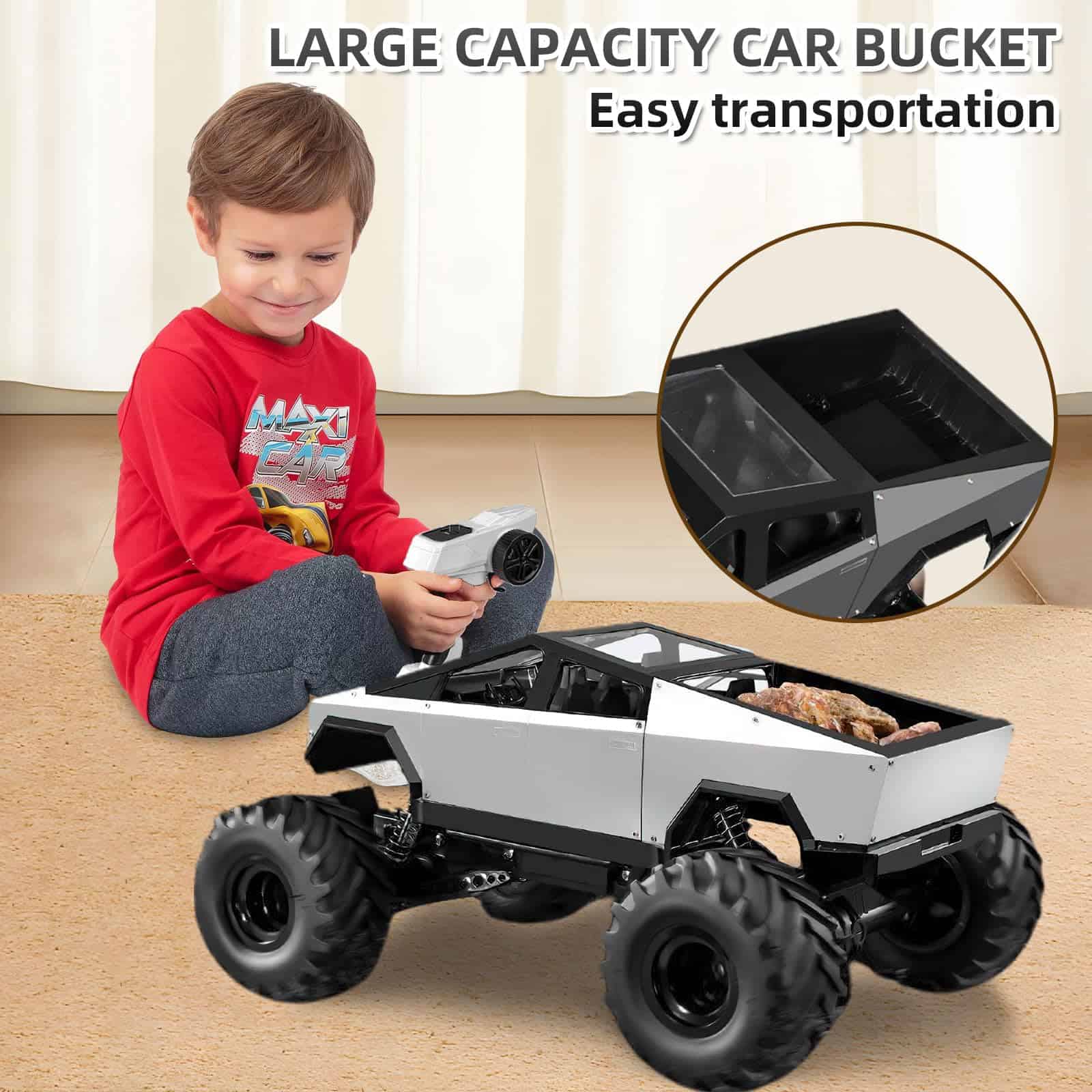 Coche de Control Remoto Suvabe, Modelo de Carreras a Escala - Imagen 7