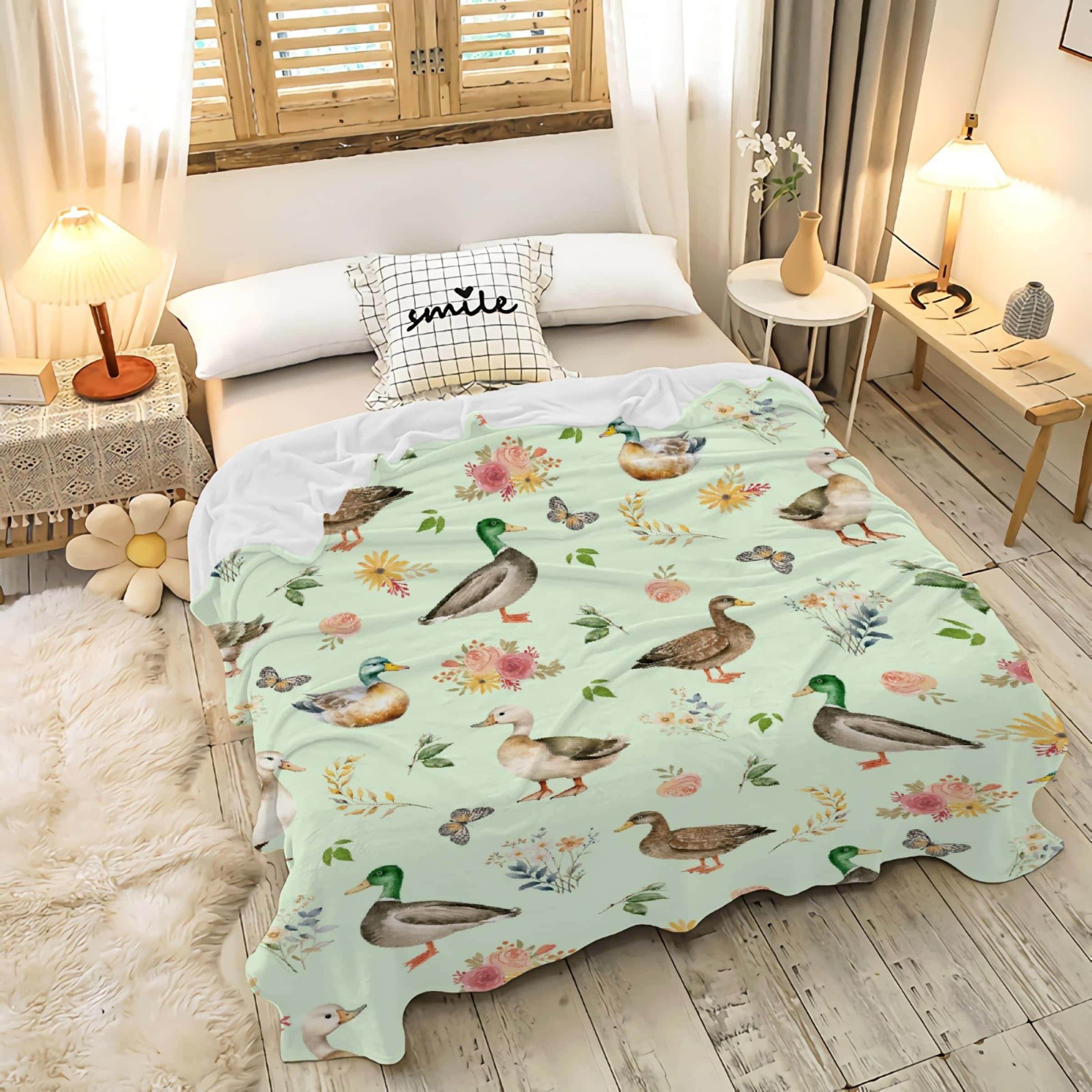 Manta de Pato Regalo para Niños Niñas Amantes de los Patos - Imagen 7