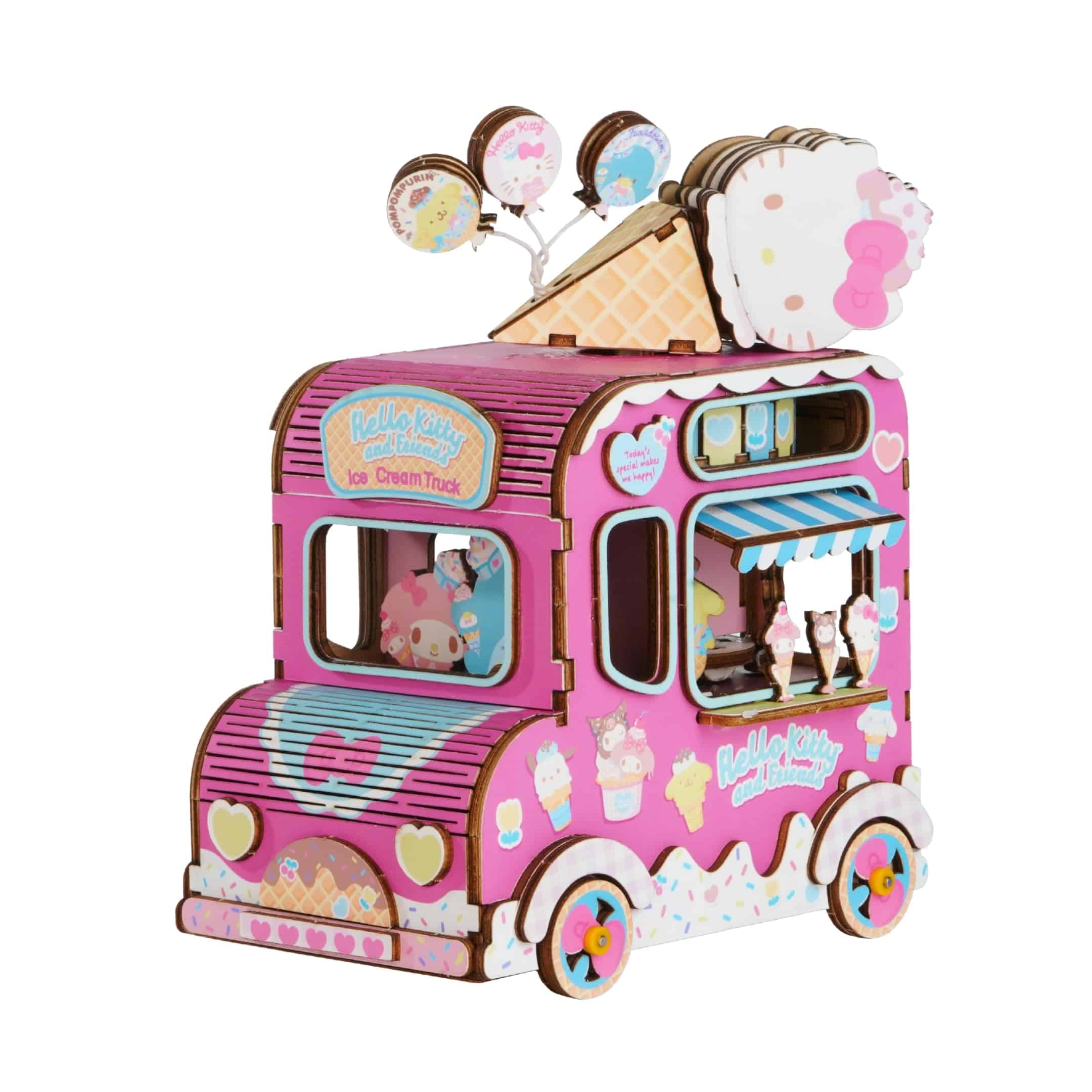 Rompecabezas de Madera 3D Hello Kitty y Amigos | Caja de