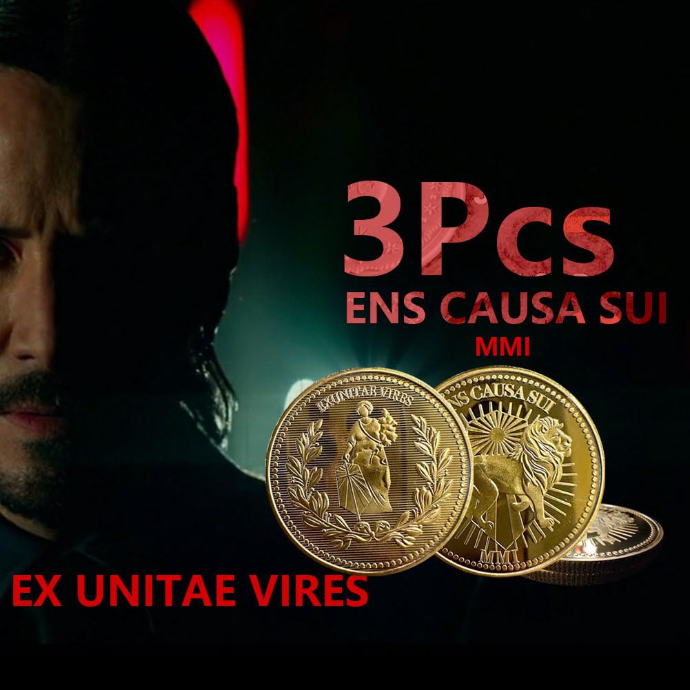 Conjunto de 6 Monedas y Tarjetas de John Wick - 3 Monedas - Imagen 5