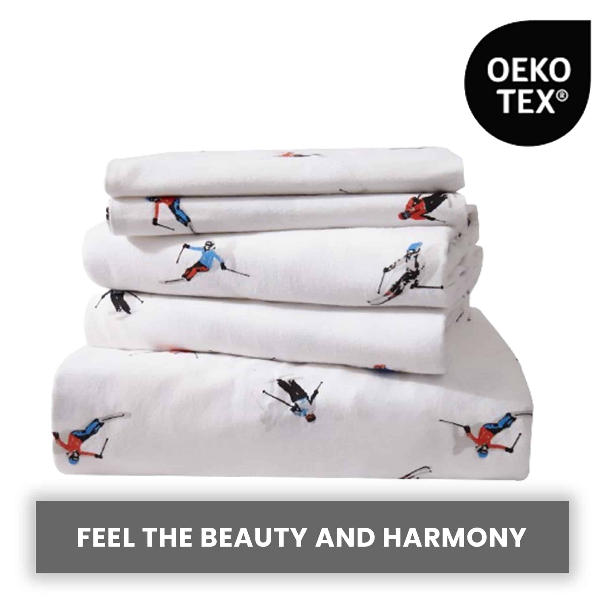 Nuevo Juego de Sábanas de Franela de Algodón al 100% estilo - Imagen 5