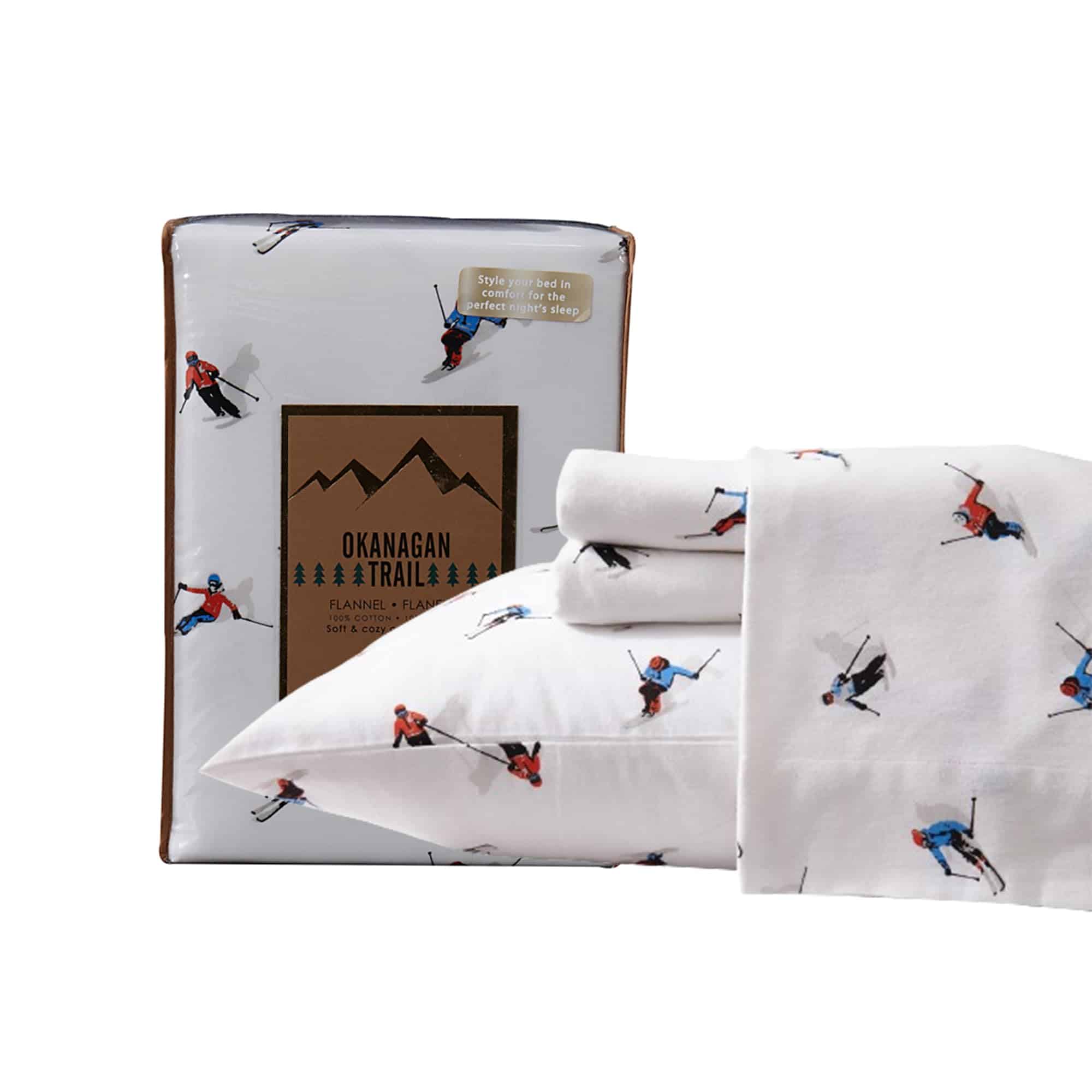 Nuevo Juego de Sábanas de Franela de Algodón al 100% estilo