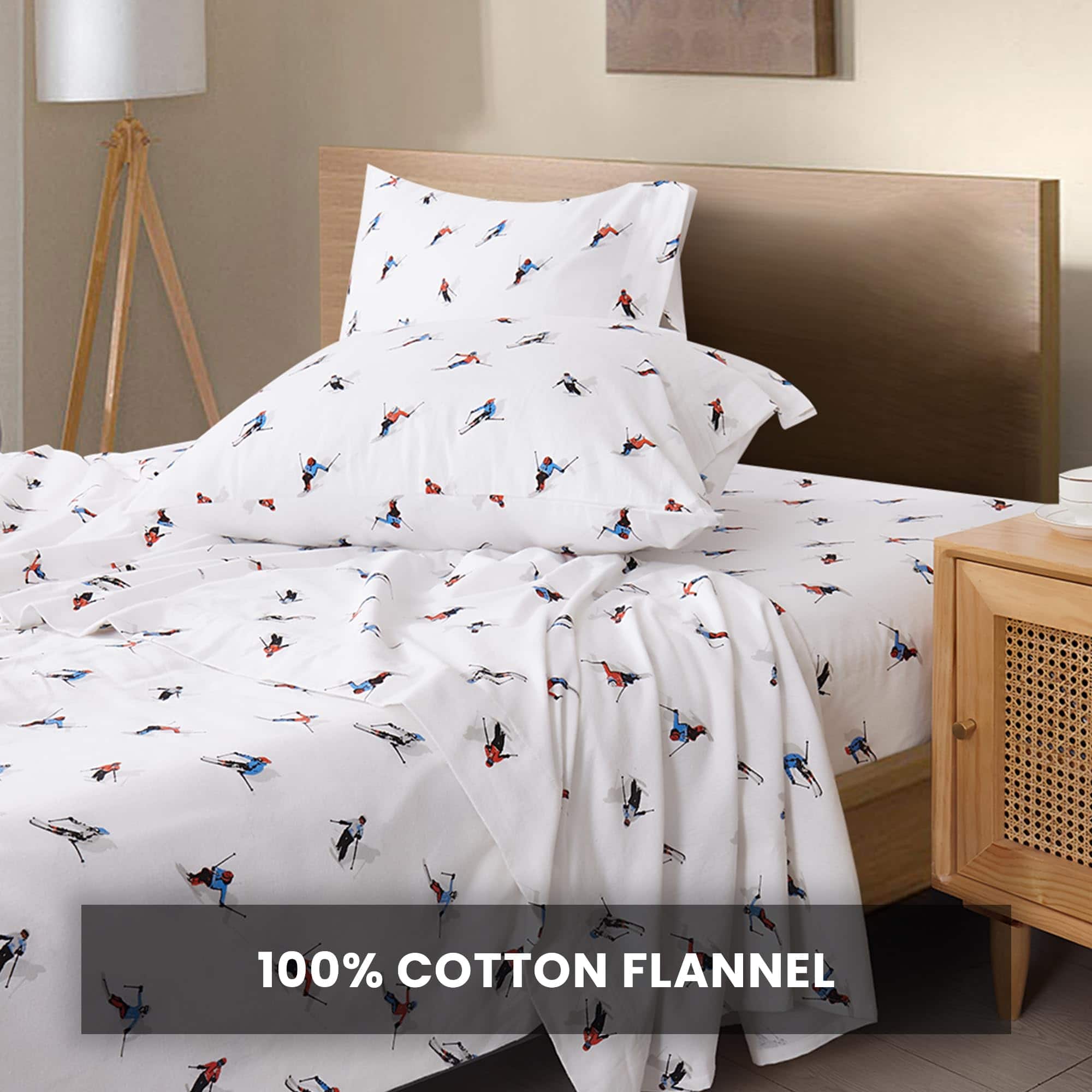 Nuevo Juego de Sábanas de Franela de Algodón al 100% estilo - Imagen 3