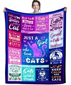 Mantas de Gato Lindas Wattnai, Mantas y Cobijas de Gatito