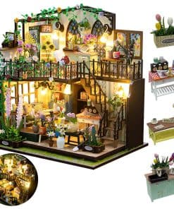 Kit de Casa de Muñecas en Miniatura DIY, Kit de -Colorido