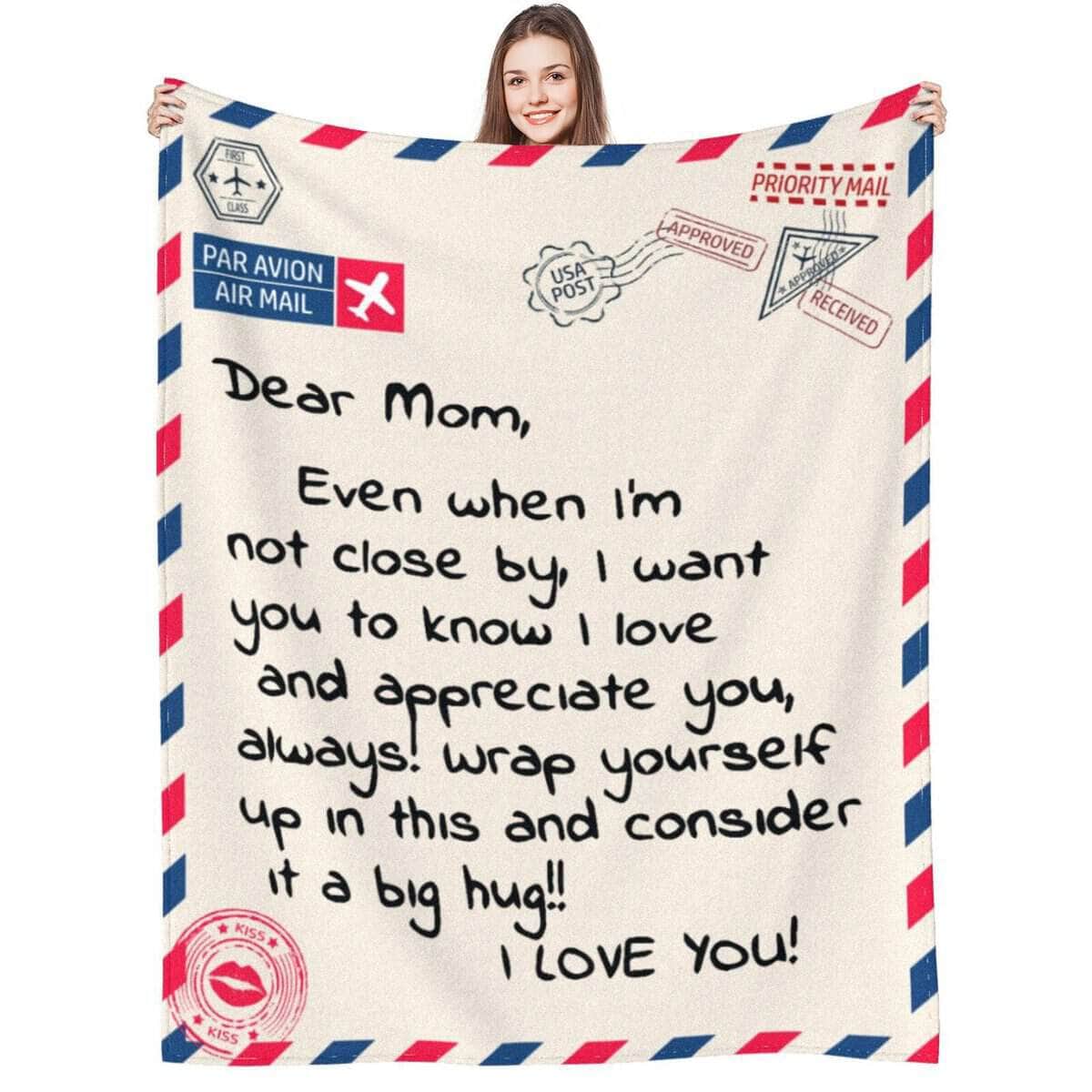 Mantas para Mamá Regalo de Cumpleaños para Mamá de Hija