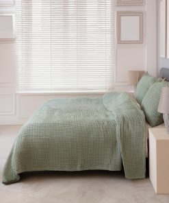 Juego de Colcha de Waffle de 3 Piezas Viva Maison, Incluye