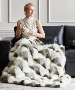Manta de piel sintética TINA'S HOME para sofá - Mantas