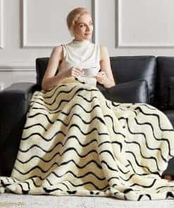 Manta de piel sintética para sofá TINA'S HOME - Manta de