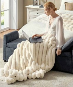 Manta de pelo sintético TINA'S HOME para sofá - Mantas de