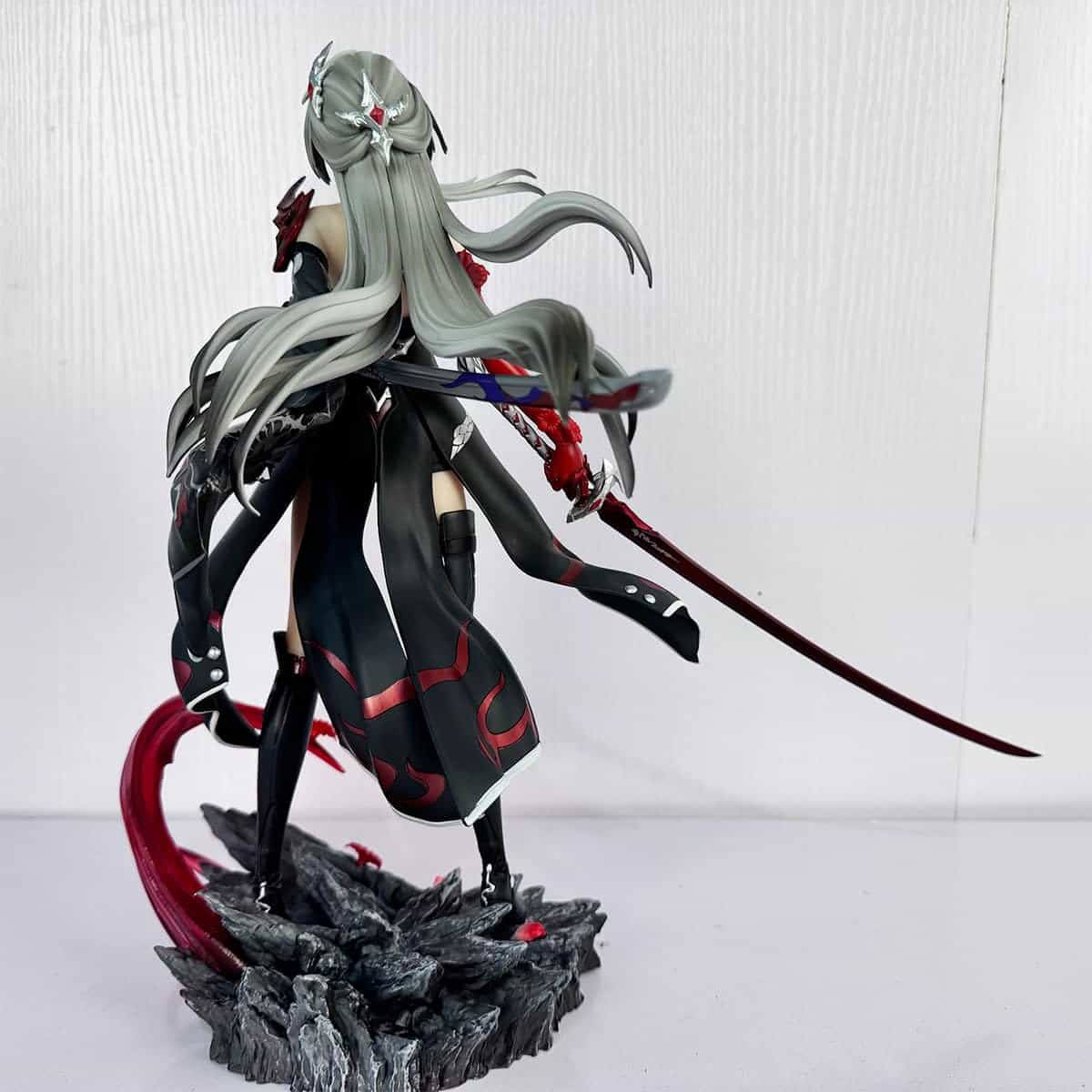 Figura de Acheron de RZAHUAHU H-I Star Rail Pelo Plateado - Imagen 6