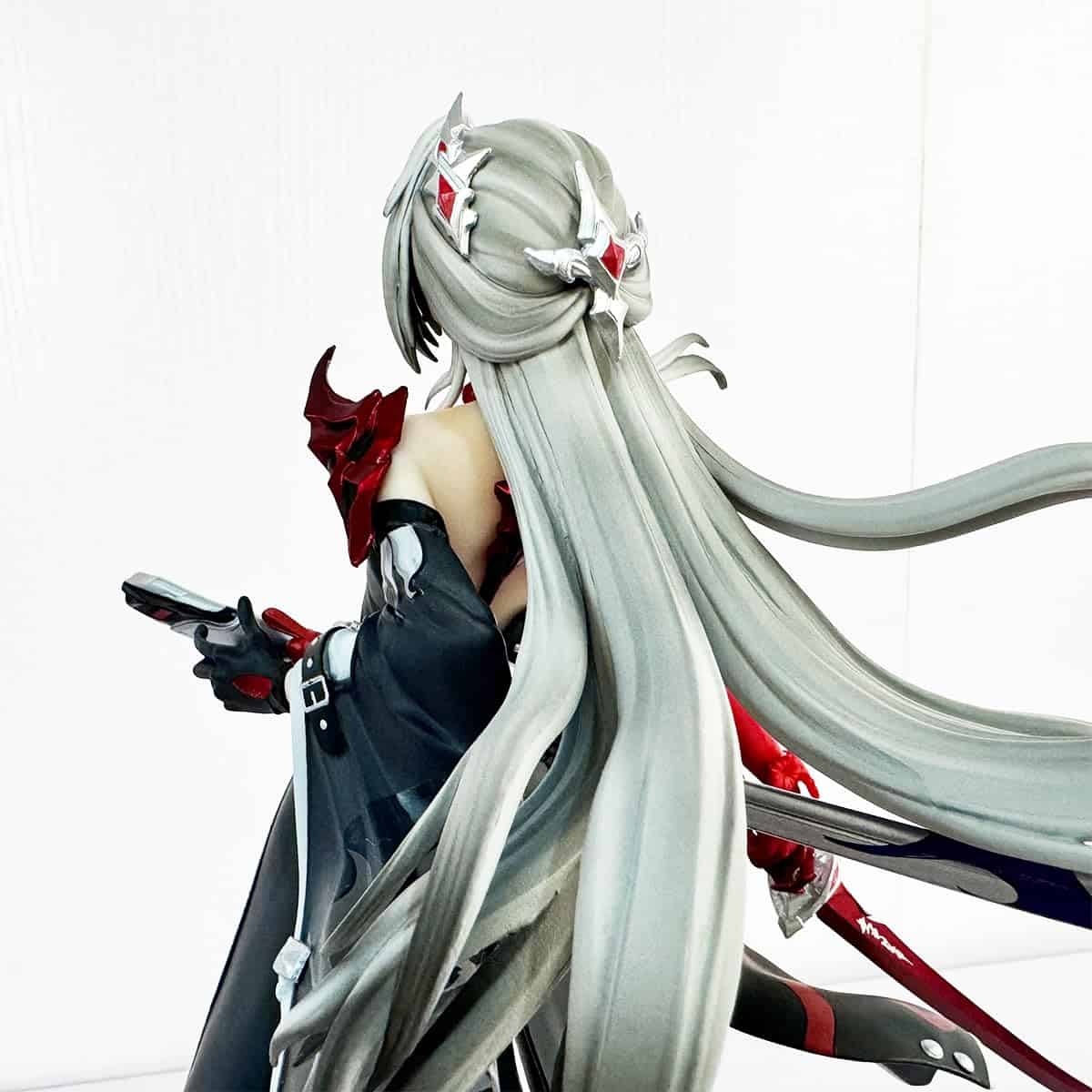 Figura de Acheron de RZAHUAHU H-I Star Rail Pelo Plateado - Imagen 9