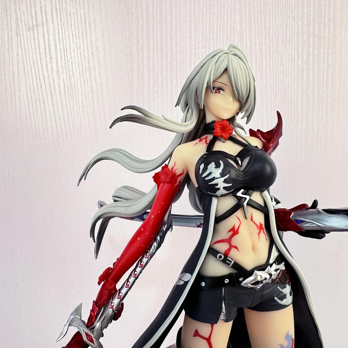 Figura de Acheron de RZAHUAHU H-I Star Rail Pelo Plateado - Imagen 3