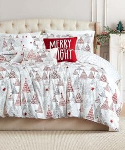 Set de Edredón de Navidad de 6 piezas para Cama Full/Queen