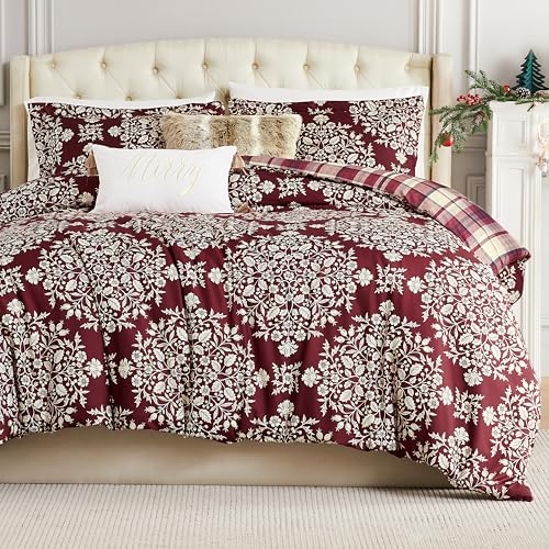 Set de Edredón de Navidad para Cama Completa/Queen de