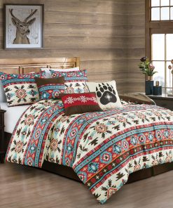 Chezmoi Collection Sanse 7-Piezas Juego de Edredón de