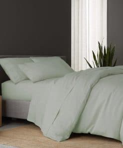 Juego de Funda Nórdica DOZ, 100% Viscosa -Verde Salvia