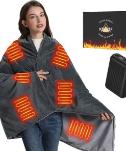 Manta Térmica con Batería y Power Bank, 59" x 35.5"