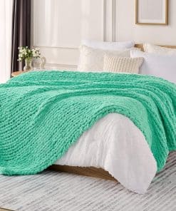 Manta de Punto Grueso L'AGRATY: 50''x60'' -Aqua