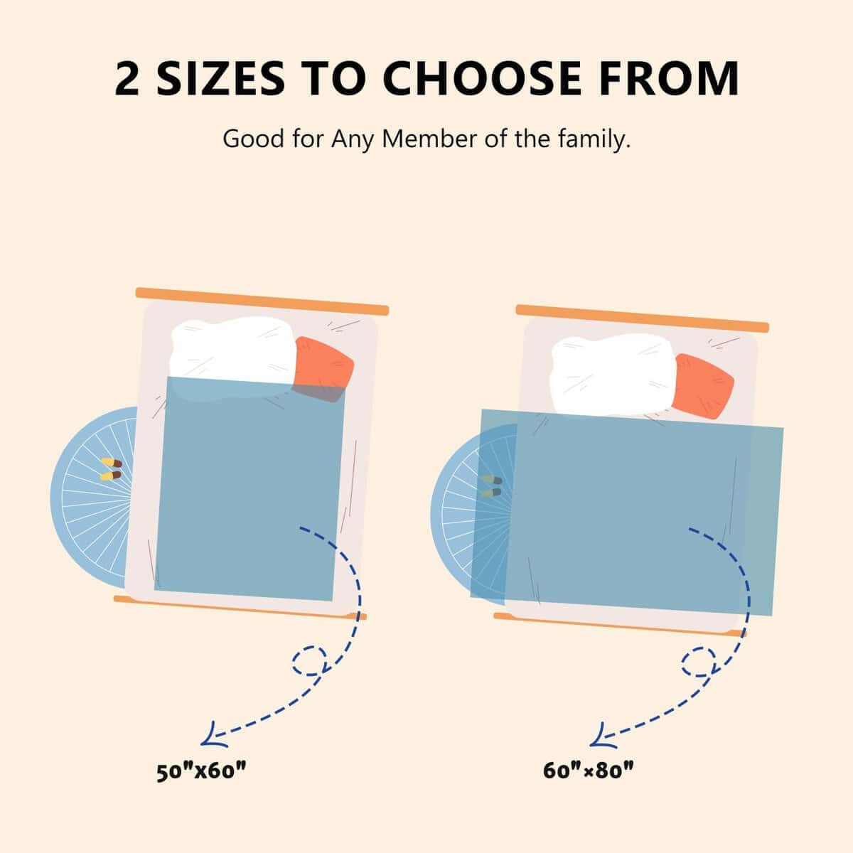 Manta de Punto Grueso L'AGRATY, Manta de Chenilla Suave - Imagen 5