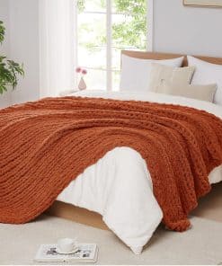 L'AGRATY Manta de Punto Grueso: 50''x60'' Manta de Punto