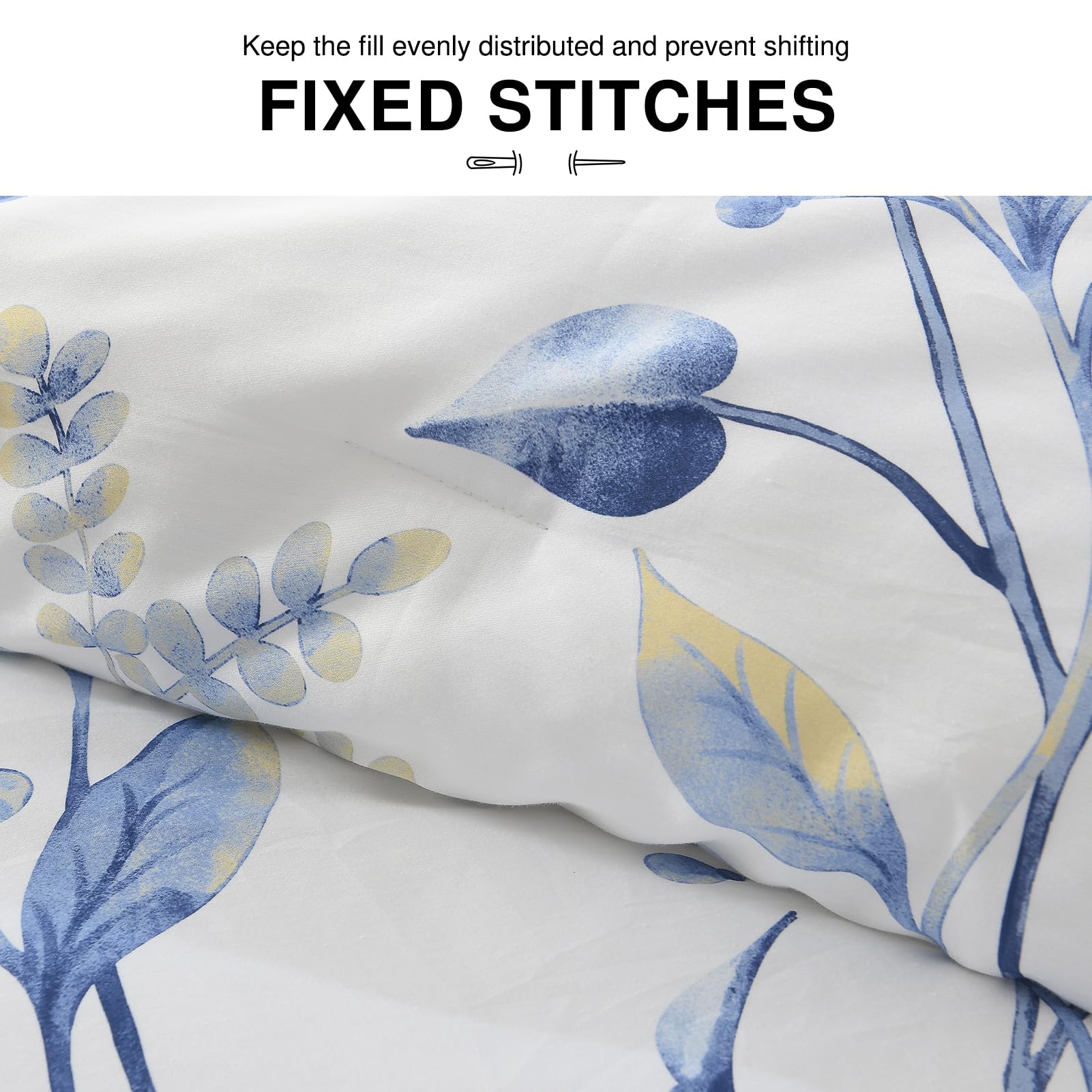 Juego de Edredón King Size DDUOXIN - -Rojo/Azul/Amarillo - Imagen 9