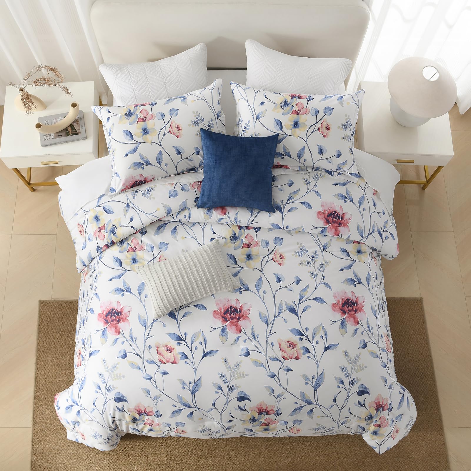 Juego de edredón Queen DDUOXIN - Edredones de algodón de